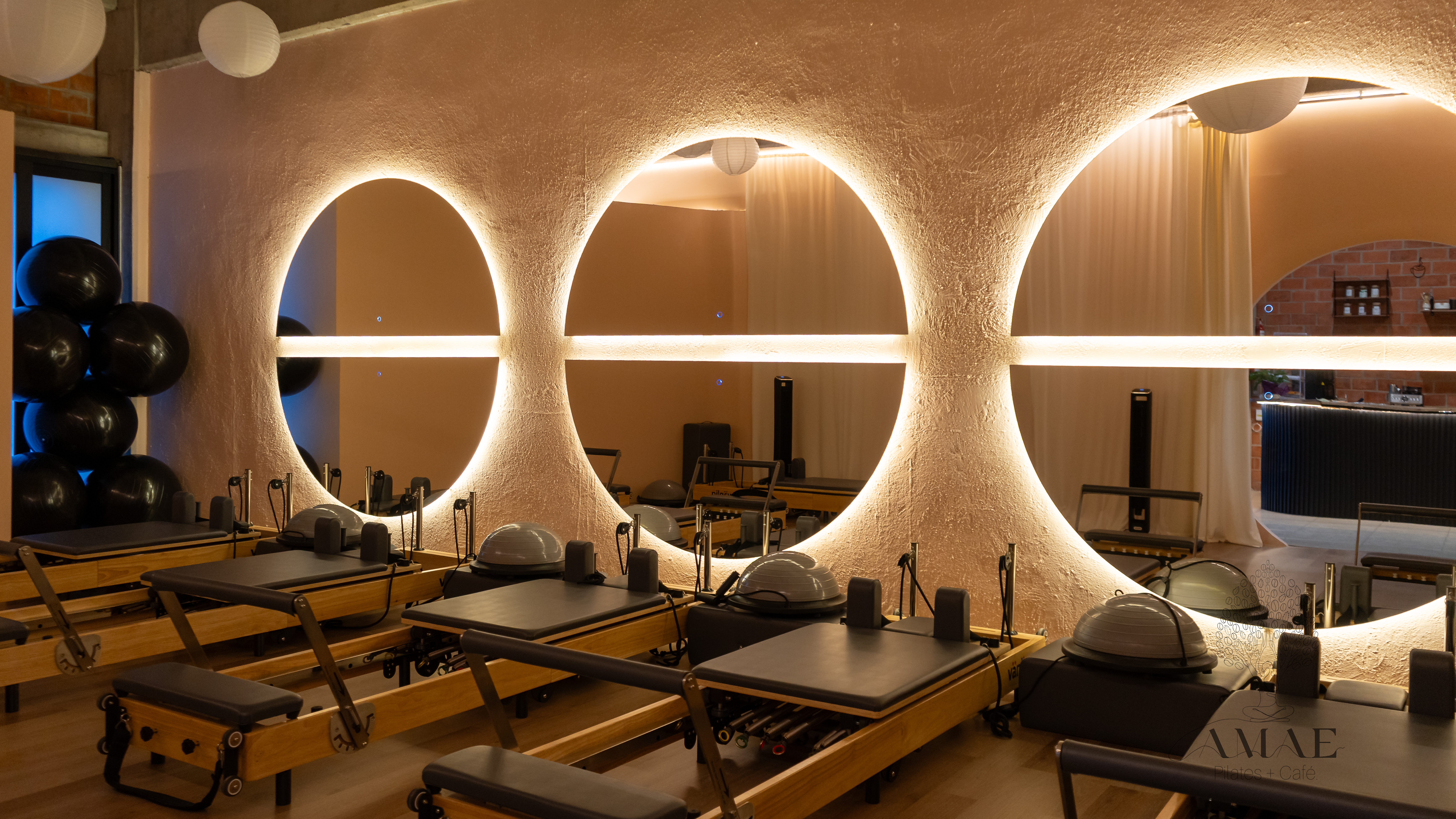 Pilates studio interior